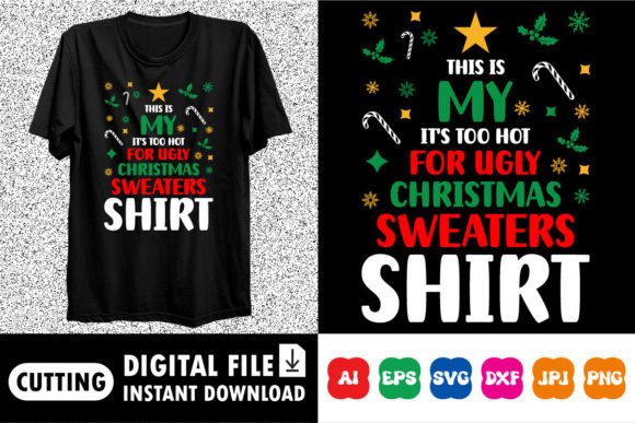 Festive Flair: Christmas Sweaters Shirt Graphic Design