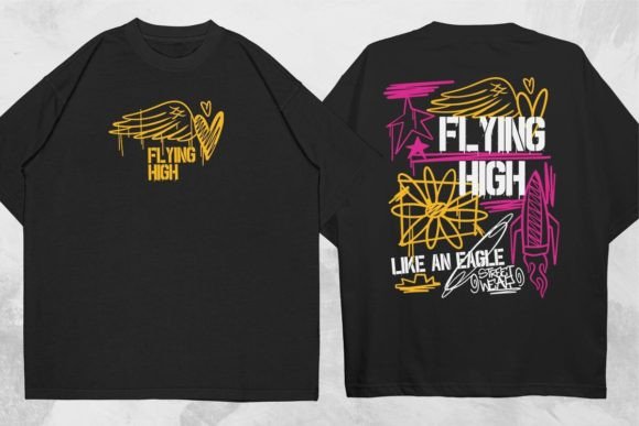 Flying High: Mastering the Graffiti Style Quote Design