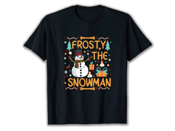 Frosty the Snowman T-Shirt Design: A Versatile Creative Asset
