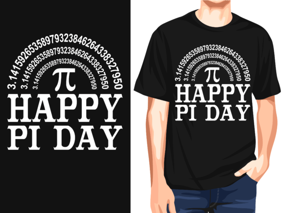 Happy Pi Day Math T-Shirt Design: A Creative Asset
