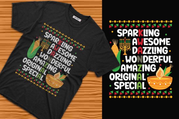 Kwanzaa T-Shirt Design: A Modern Template for Print-on-Demand
