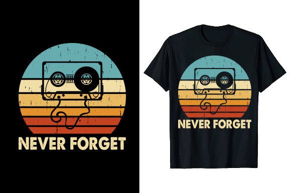 Music Cassette Mixtape T-shirt Design: A Retro Asset for Modern Brands