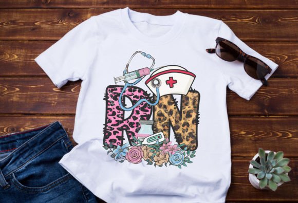 Professional RN Nurse Sublimation Design PNG for Creative Projects