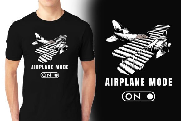 Soar with Style: Airplane T-shirt Design Vector Art