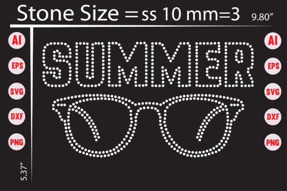 Summer Rhinestone Templates: Elevate Your Designs