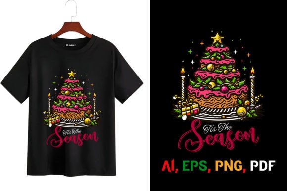 Tis the Season T Shirt Design: A Festive Creative Asset