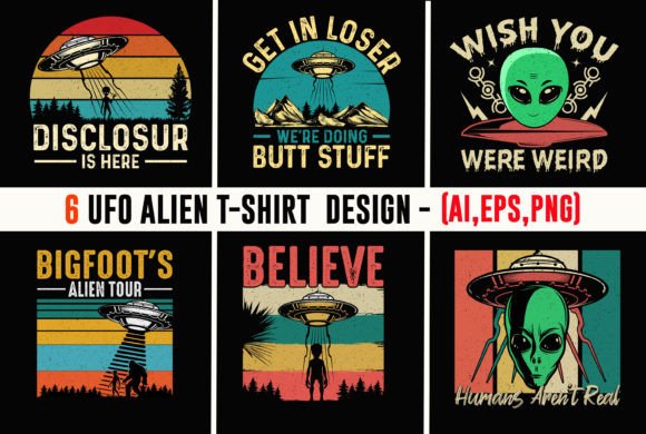 UFO Alien T-shirt Design: A Designer's Cosmic Asset
