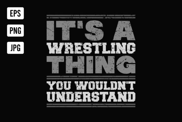 Wrestling Fighter T-Shirt Design: A Graphic Design Asset